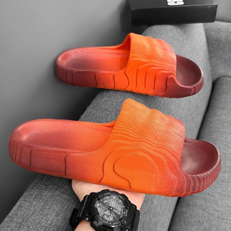 Sandals Man Platform Sabot Slippers for Men Soft Beach Comfortable Clappers 2025 Designer Luxury Rubber Fun Adult Casual Shoes