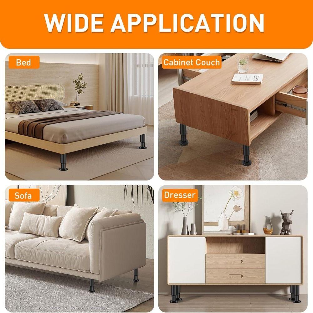 Tragbare Teleskop-Lagerhalterung Robuste Bettbalken-Stützbein TV-Schrank