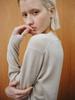 Reply Wool Back Slit Pullover_Pale Beige