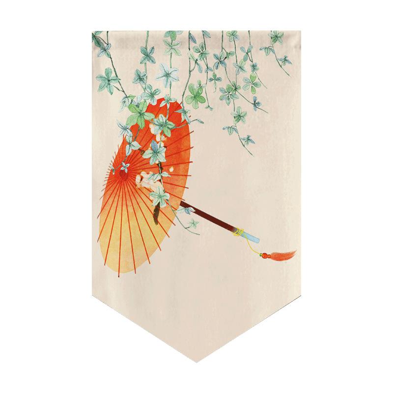 Chinese Decor Traditional Curtain Kitchen Short Curtain Noren Shop Japanese Style Curtain Small Window Restaurant Sushi Decor