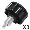 3xSports Bike Pull Pin Spring Knob M16 M18 Universal Pop Black