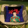 Vintage Girl Hair Flower Cushion Cover Soft Reversible Durable Pillow Cover MultiScene Use for Home Car Daily Comfort