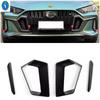 Black Car Front Fog Lamp Air Inlet Decor Frame Cover Trim Fit For GAC Trumpchi Empow   Exterior Accessories