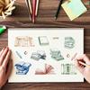PVC Plastic Stamps for DIY Scrapbooking Photo Album Decorative Cards Making Stamp Sheets Book Pattern 16x11x0.3cm