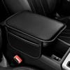 Black 30.5* 20CM Car Auto Armrest Cushion Cover Center Console Box Pad Protector