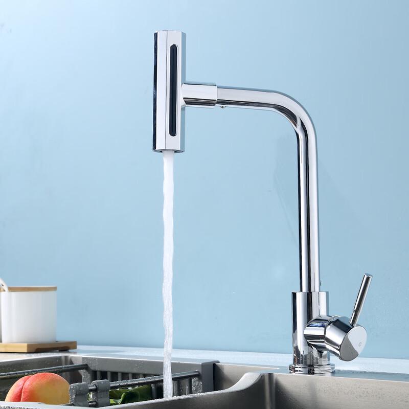 

ZHU CHUANG JING PIN 4-Mode Pull-Out Swivel Kitchen Faucet