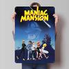 Maniac Mansion Metallschild Halloween Dekoration Wohnzimmer Vintage Metallplatte Heimdekoration Zubehör für Wohnkultur Artikel