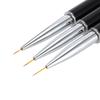 Nail Art Painting Brush Crystal Acrylic Nail UV Gel Painting Line Brush Nylon Hair Pen