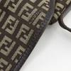 FENDI Zucchino Shoulder Bag Brown Nylon canvas Women Used