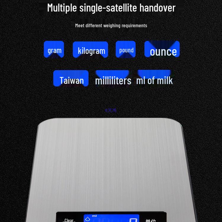High Precision Waterproof Kitchen Scale for Baking & Food Weighing