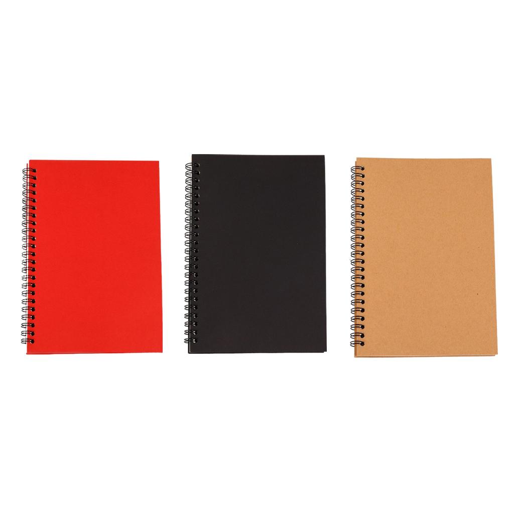 Spiral Notebook Portable Office School Business Journal Writing Practice Homework Teacher Students Prize Stationery