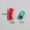 10pcs Acrylic Twist Elbow Tube Loose Beads Bamboo Bent Pipe Spacer Beaded for Bracelet Necklace Making DIY Jewelry Accessories
