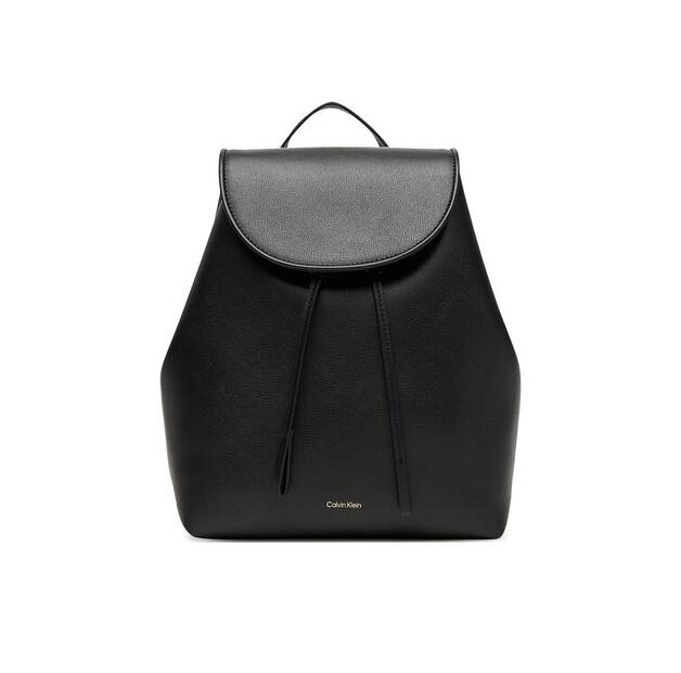 Рюкзак Calvin Klein Foil Logo Flap Backpack LV04F3297G чёрный 16509₽