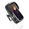 Ready To Ship 360 Degree Rotation Bike Phone Bag Cycling Waterproof Two Pockets Bicycle Bag with Zipper Phone Holder