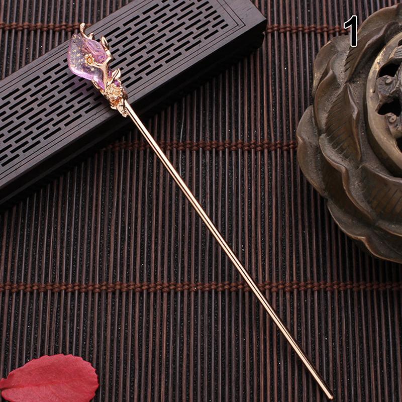 

Classical Purecopper Pendant Antique Generation Plate Hairpin Shaking Hair Stick 1