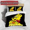 3pcs Duvet Cover Set (1*Duvet Cover + 2*Pillowcase, Without Core), Custom Name Bamse Pattern Bedding Set, Home Bedroom Decor Gift