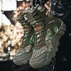 Outdoor Tactical Boots Men High Top Non Slip Hiking Shoes