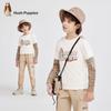 Hush Puppies Boys' Spliced Plaid Long-Sleeve T-Shirt