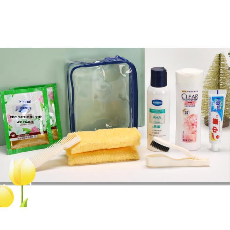 Clear Men's Travel Toiletry Set