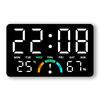 Dual Alarms Digital Wall Clock Large Screen Electronic Table Clock LED Alarm Clock  Home Decor
