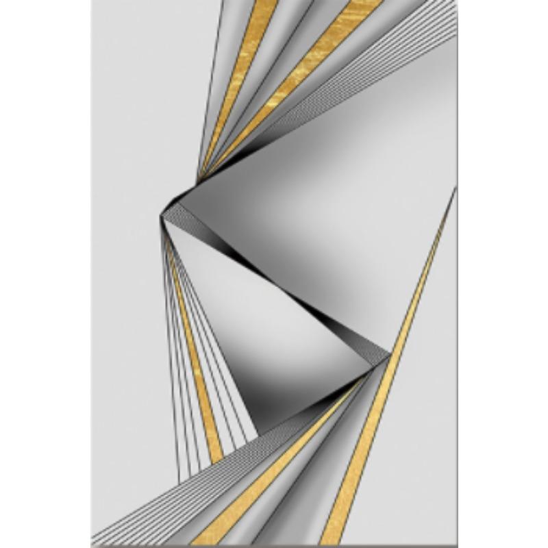 Modernes Abstraktes Linien Geometrisches Streamer Leinwandgemälde Wandkunst Drucke Poster für Wohnzimmer Dekor Kein Rahmen