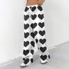 Women's Casual And Fashionable  Elastic Waist Loose Wide Leg Pants