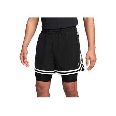 Striped Outdoor Sports Elastic Straight-Leg Mid-Waist Loose Casual Shorts Men Bottoms Black FN8097-010