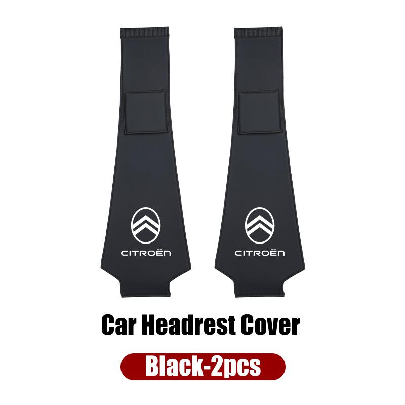 Leder Autositz Kopfstütze Schmutzabweisende Schutzhülle Für Citroen C4 C3 C5 C1 C2 Berlingo Celysee Cactus Picasso Aircross Saxo Grand