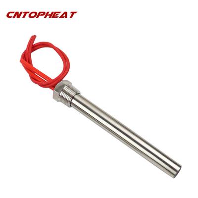 DN20(25 mm) Aquecedor de Cartucho 3/4" 220v 2,5kw/3kw Elemento de Aquecimento Tubular de Imersão em Aço Inoxidável para Água