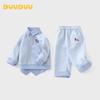DUUDUU Boys' Faux Two-Piece Sports Outfit