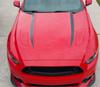 2 Stück/Set 115 cm lang Auto-Motorhaubenaufkleber Abziehbilder Vinyl PVC Dekoration Automobil Auto-Styling Zubehör Für Ford Mustang 2015 2016