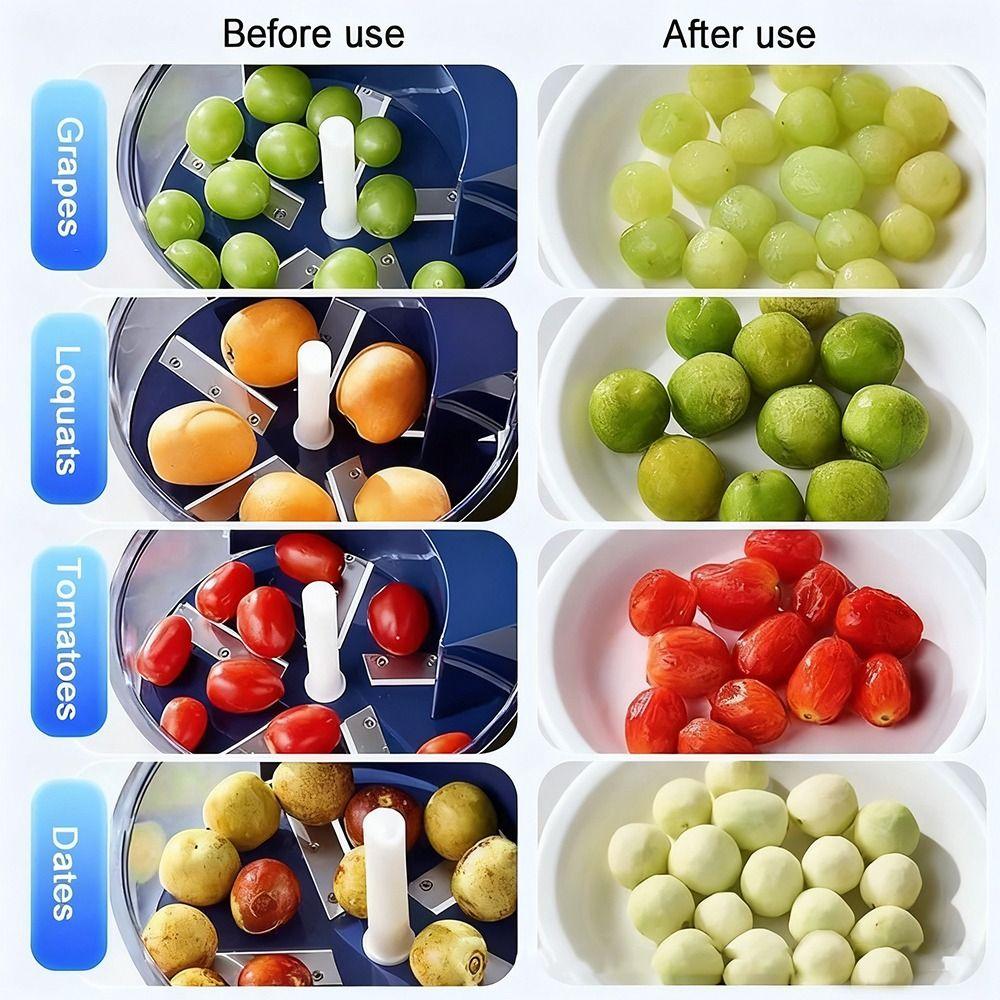 Wireless Electric Grape Peeling Machine Hands-Free Small Fruit Peeler Machine Fruit Peeler Tool