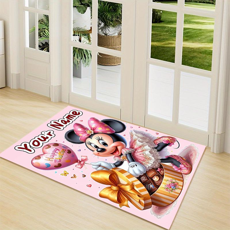 Custom Name Princesses Together Carpet Rug Customizable Soft Washable Anti-Slip Home Living Room Sofa Mats Personalized Rug. 090991