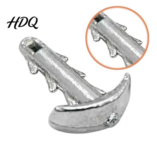 Saltwater Fishing Sinker 1/5Pcs Sea Urchin Bait Sinker 3/32 Oz 1/8 3/16 Oz Metal Tackle Lure Weight Heavy Duty with Anti-Slip Locking Hook,
