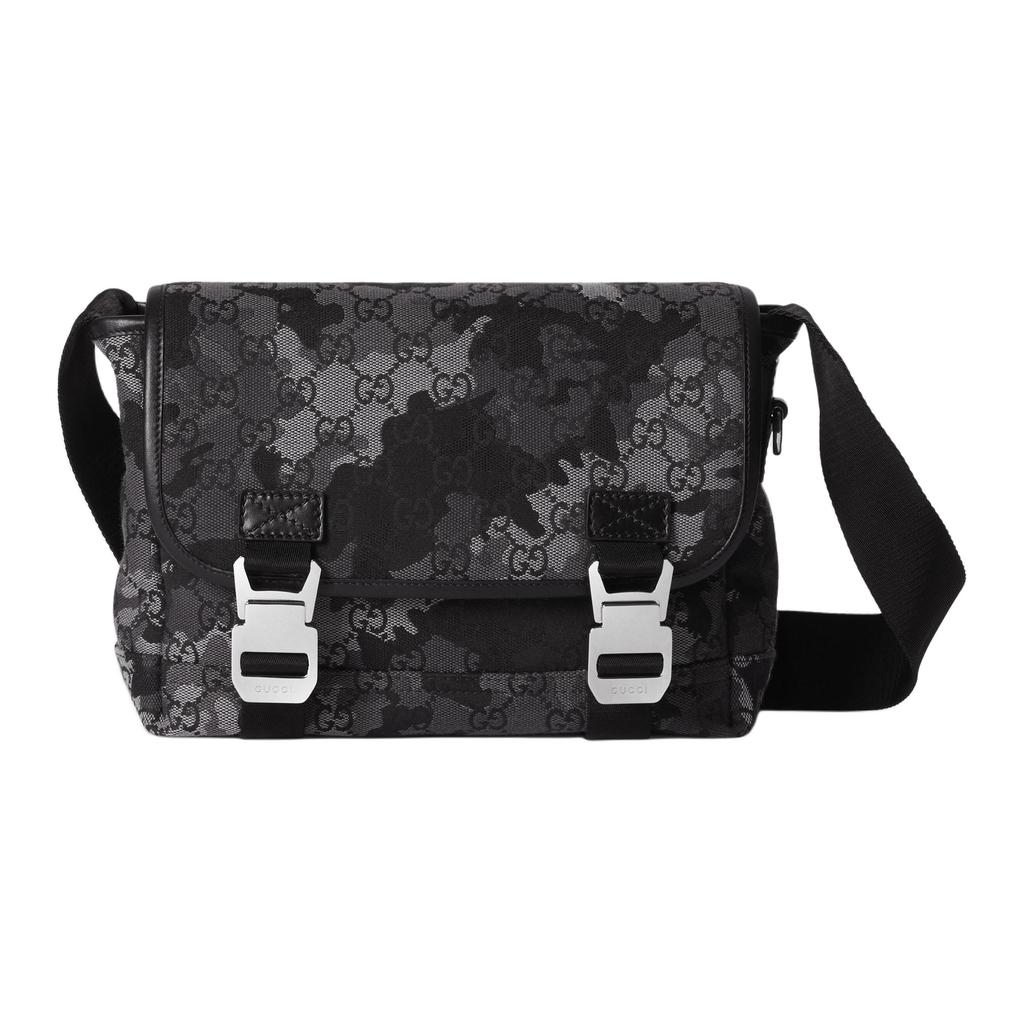 Gucci GG Canvas Camouflage Print Crossbody Bag Small Men Bags 854745-FAFGL-8444