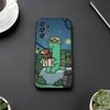 Cute J-Joguman D-Dinosaurs Phone Case For Samsung S25,S24,S21,S22,S23,S30,Ultra,S20,Plus,Fe,Soft Silicone Black Cover