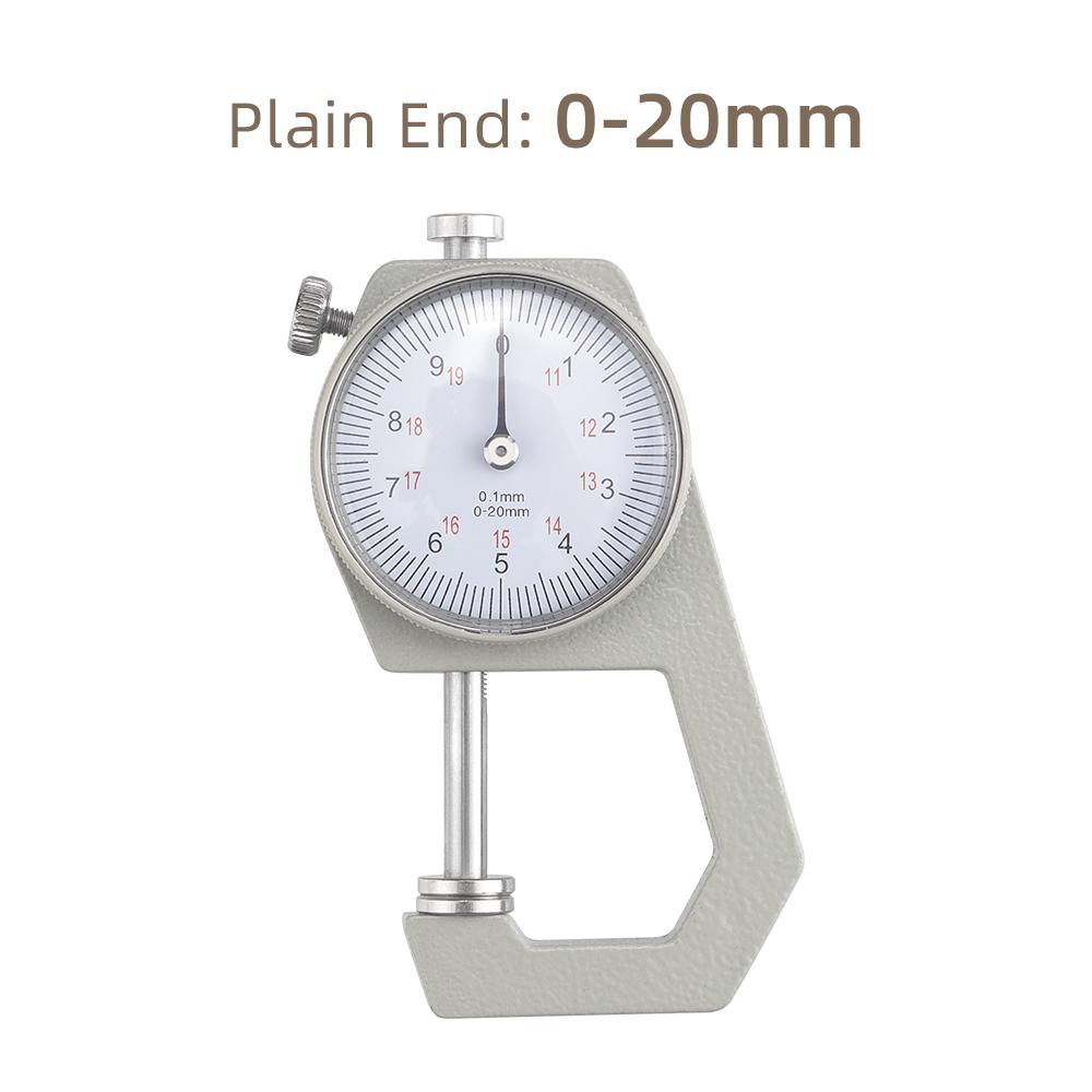 1pc Leather Thickness Gauge, Handheld High-Precision Measuring Tool for DIY Crafting, Dual Flat & Pointed Tips, Digital Display