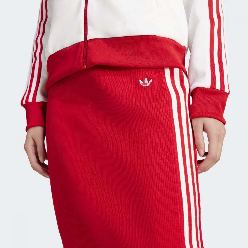 Adidas Classic Adicolor Knit 3 Stripe Skirt Jw2660