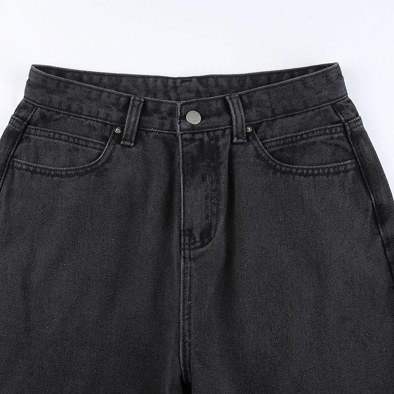 Donne Primavera Autunno Sexy Retrò Grigio Nero Largo Gamba Pantaloni Amore  Tasca Gradiente Jeans Pantaloni Dritti Pantaloni Slim Casual Pantaloni  acquista in modo economico — spedizione gratuita, recensioni reali con foto  — Joom