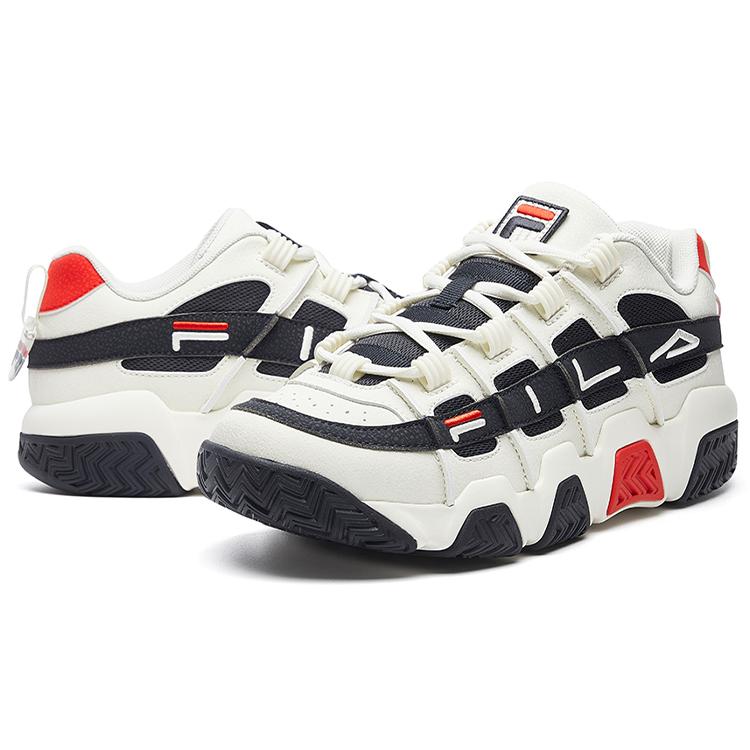 FILA Barricade White/Black/Red F12M031218FSN