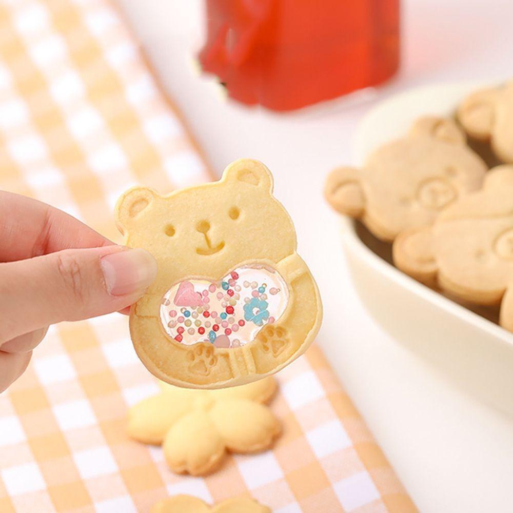 Baking Tool Biscuit Mold Kitchen Supplies Bear Cookie Mould New Bear Shape Dies