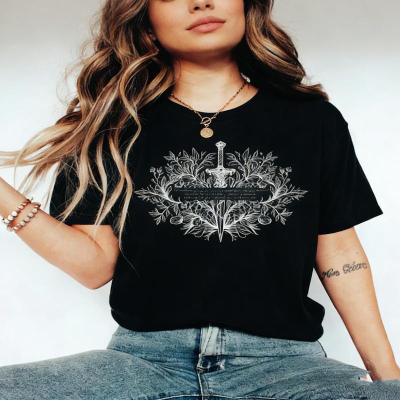 Throne of Glass Sarah J Maas Graphic Tshirt You Do Not Yield Bookish Aelin Galathynius SJM Fireheart Ana Unisex Shortsleev