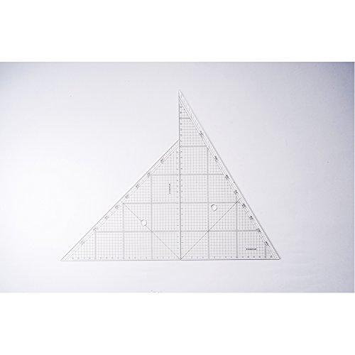 STAEDTLER Triangle Ruler Set for Drafting and Layout, 30cm, 966 30
