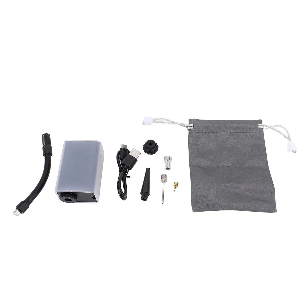 Motorcycle Electric Tiny Pump 120PSI Mini Air Pump Aluminium Alloy Portable Tire Pump with Valves Fo