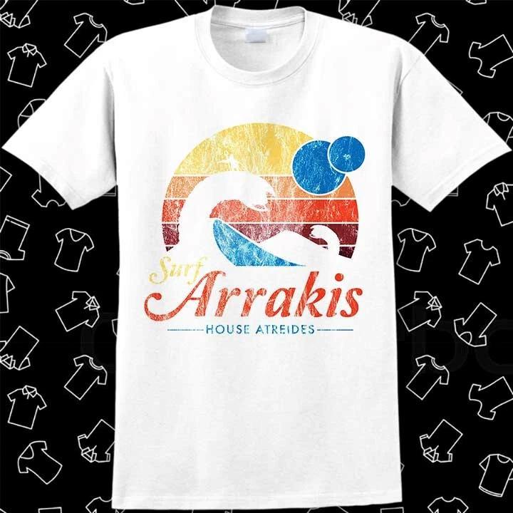Dune Arrakis Rakis Surf Sci Fi T Shirt Meme Gift Funny Vintage Style Unisex 610 XS