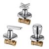 Concealed Sturdy Aluminum Alloy Water Valves NPT Female Thread for Residential and Hotel Plumbing Applications