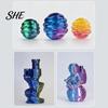 Object Printing Material Three-Color Gradient Silk PLA Filament, 1.75mm 1Kg Spool, Shiny Multicolor Low Warpage Filament 3D Printer for DIY Figurines