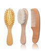 Kids' Hairdressing Set: Shampoo Cleaning Brush & Baby Massage Wool Comb