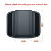 PU Leather Car Armrest Box Cover Elbow Support Heighten Protector Pad Accessory