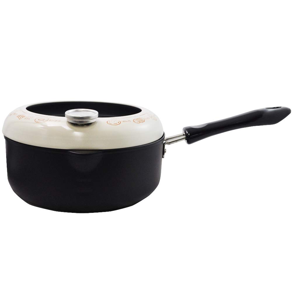 Kai Tempura with Thermometer One-Handed Pot, 20cm,